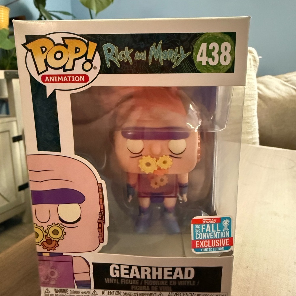 Funko Gearhead Vinyl Figure - Purple and Yellow